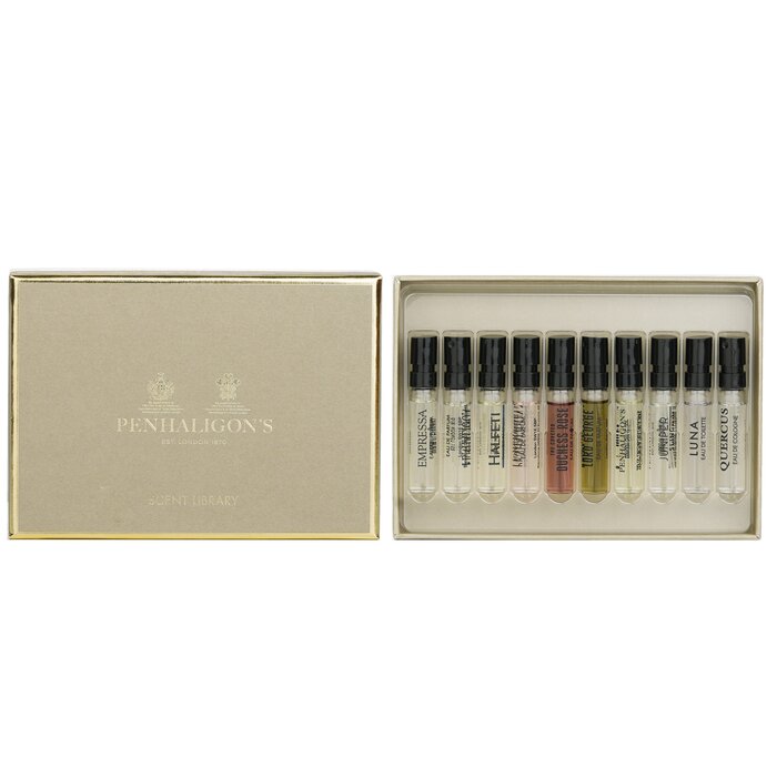 Scent Library: Luna+empressa+endymion+halfeti+the Favourite+duchess Rose+lord George+blenheim Bouquet+juniper Sling+quercus - 10x2ml/0.07oz