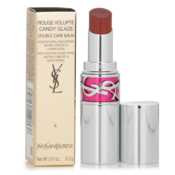 Rouge Volupte Candy Glaze Double Care Balm - # 4 Nude Pleasure - 3.2g/0.11oz