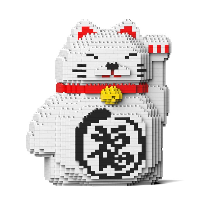 Maneki Neko 02s-m01 Building Bricks Set - 23x14x26cm