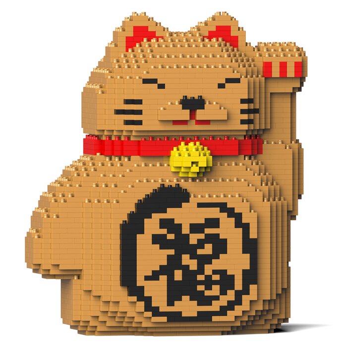 Maneki Neko 02s-m02 Building Bricks Set - 23x14x26cm