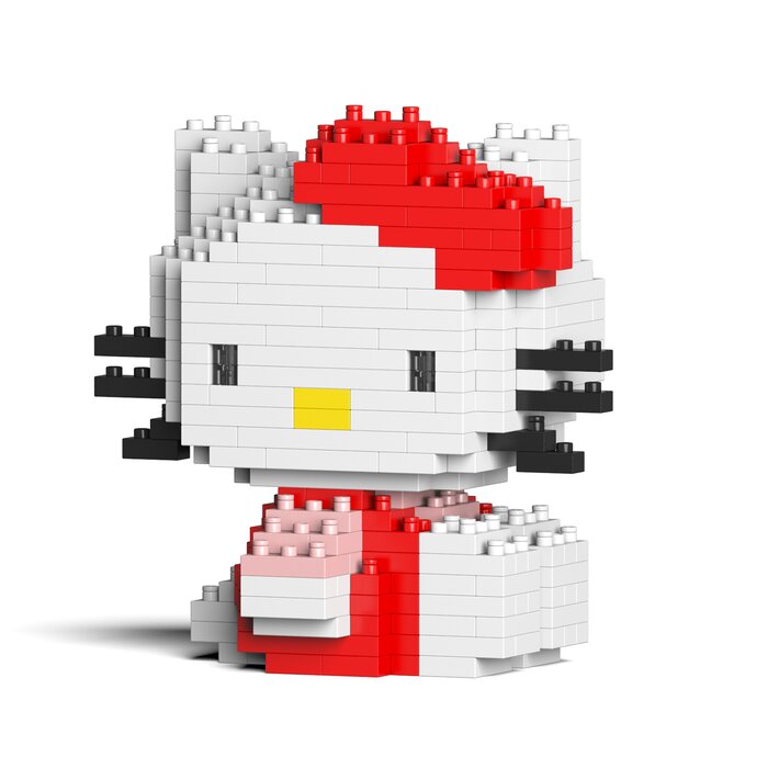 Hello Kitty 07s Building Bricks Set - 11x8x11cm