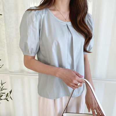 Puff Sleeve Blouse - Free (XS-M)