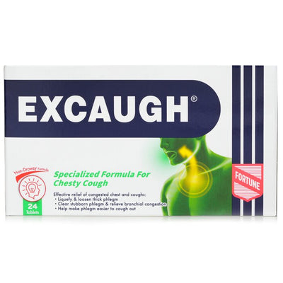 Fortune - Excaugh Tablets 24's [hk Label Authentic Product] - 24's