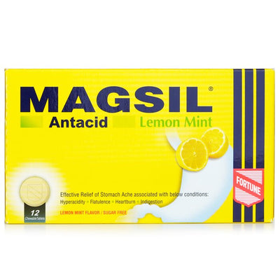 Fortune - Magsil Lemon Tablets 12's [hk Label Authentic Product] - 12's