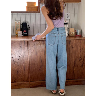 High Waist Wide Leg Jean - Size: S