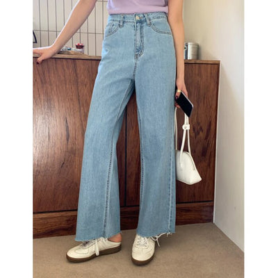 High Waist Wide Leg Jean - Size: S