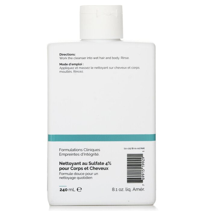 Sulphate 4% Cleanser For Body And Hair - 240ml/8.1oz