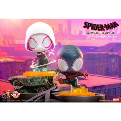 Spider-man: Across The Spider-verse Cosbi Bobble-head Collection (case Of 8 Blind Boxes) - 25x11x13cm