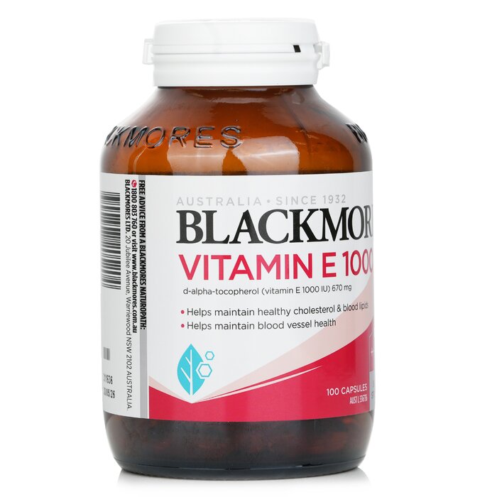 Blackmores - Vitamin E 1000iu 100 Capsules (parallel Import) - 100 Capsules