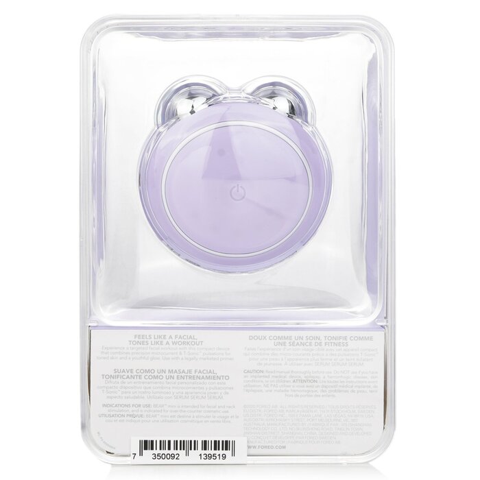 Bear Mini Smart Microcurrent Facial Toning Device - # Lavender - 1pcs