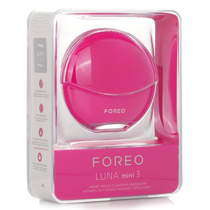 Luna Mini 3 Smart Facial Cleansing Massager - # Fuchsia - 1pcs