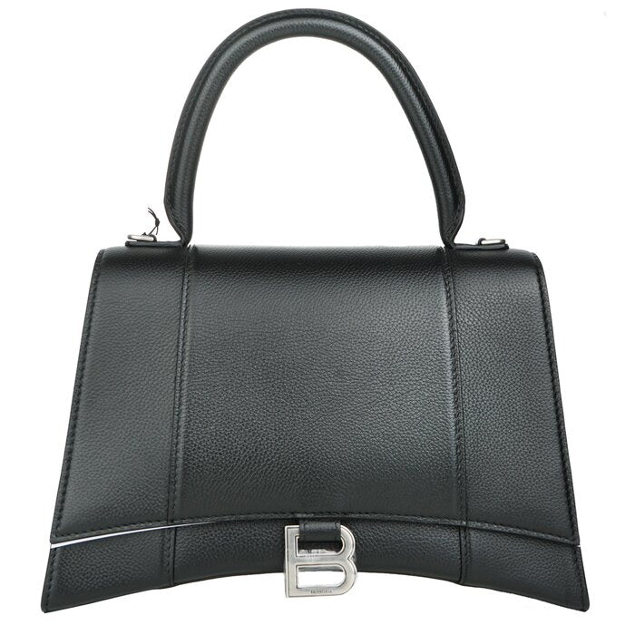 Hourglass Top Handle Bag - Black