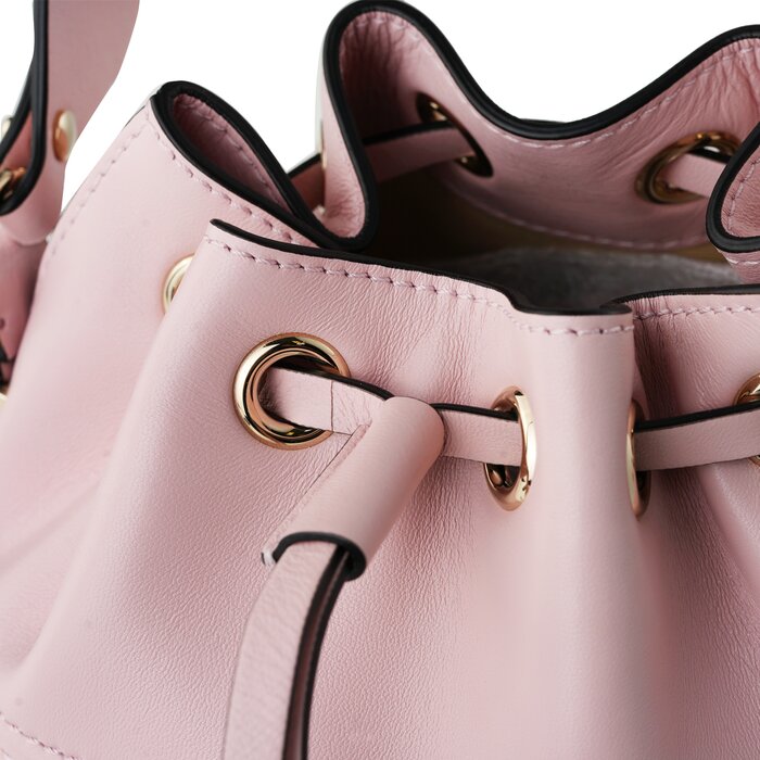 Valentino  Small Vlogo Bucket Bag - Pink