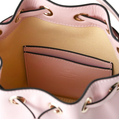 Valentino  Small Vlogo Bucket Bag - Pink