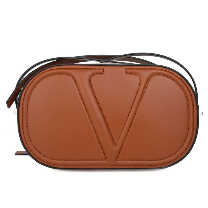 Valentino Vlogo Walk Crossbody Bag - Camel