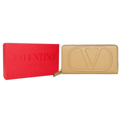 Valentino Zip Around Contintent Wallet - Black