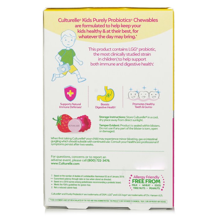 Culturelle Kids Chewables Daily Probiotic Formula - 30 Tablets - 30pcs/box