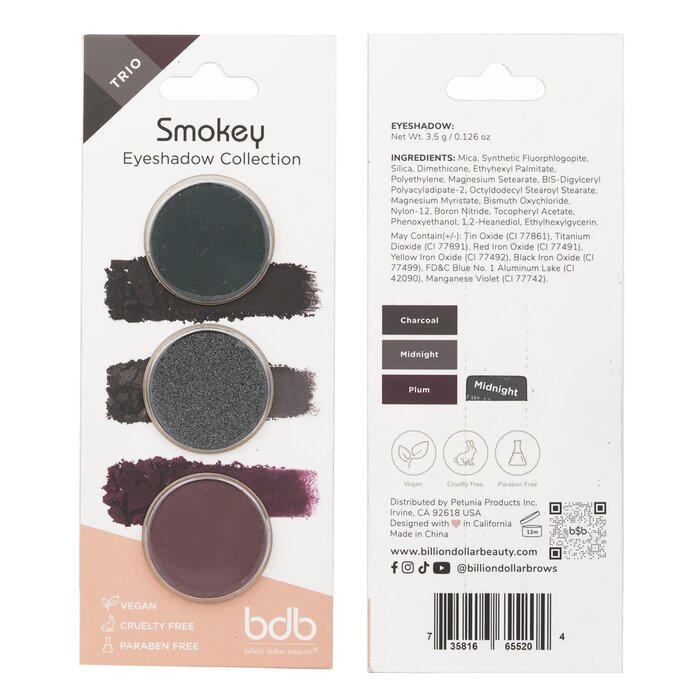 Eyeshadow Collection Trio - #smokey - 3.5g/0.126oz