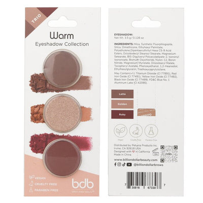 Eyeshadow Collection Trio - #warm - 3.5g/0.126oz