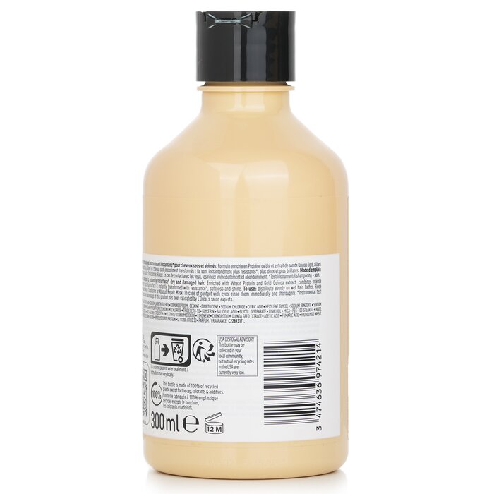 Professionnel Serie Expert - Absolut Repair Protein + Gold Quinoa Instant Resurfacing Shampoo - 300ml/10.1oz