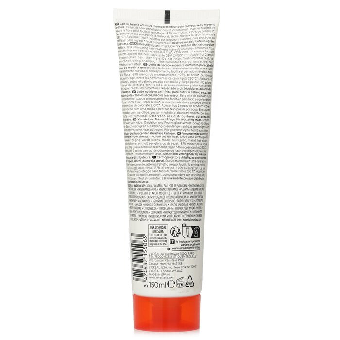 Nutritive Nectar Thermique Beautifying Anti Frizz Blow Dry Milk (dry Hair Medium To Thick) - 150ml/5.1oz