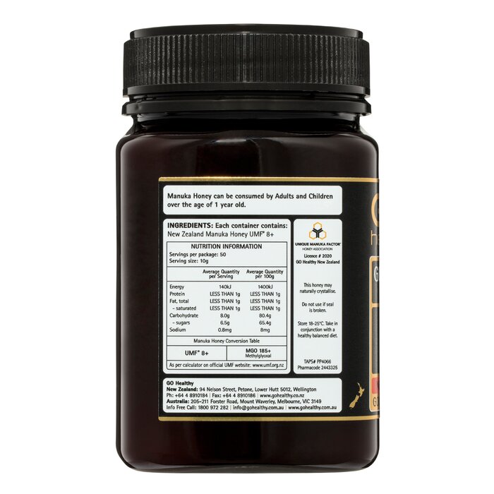 [authorized Sales Agent] Go Healthy Go Manuka Honey Umf 8+ 500gm - 500gm