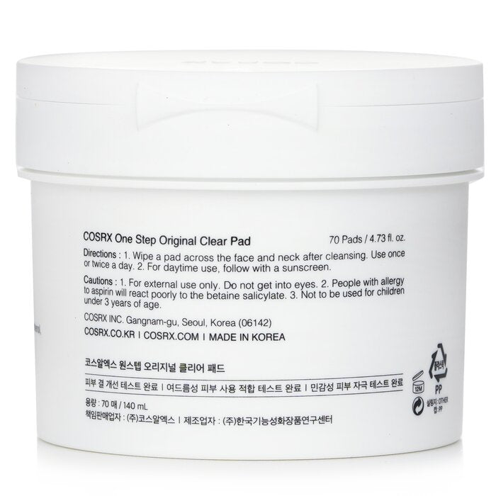 One Step Original Clear Pad - 70 Pads