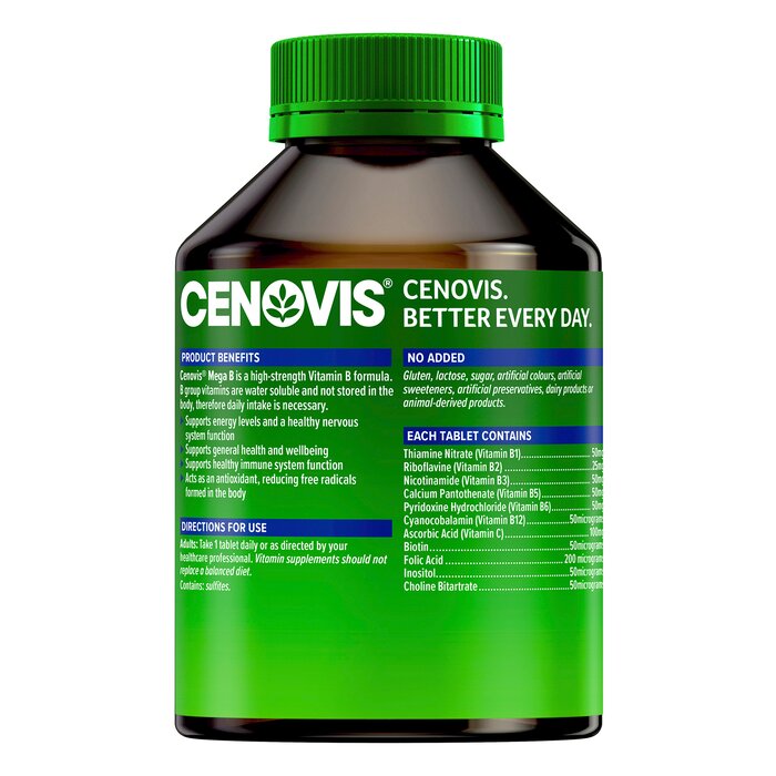 [authorized Sales Agent] Cenovis Mega B - 200 Tablets - 200pcs/box