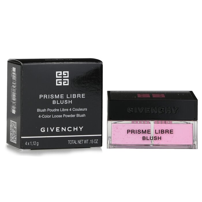 Prisme Libre Blush The First 4-color Loose Powder Blush - # 1 Mousseline Lilas - 4x1.12g/0.15oz