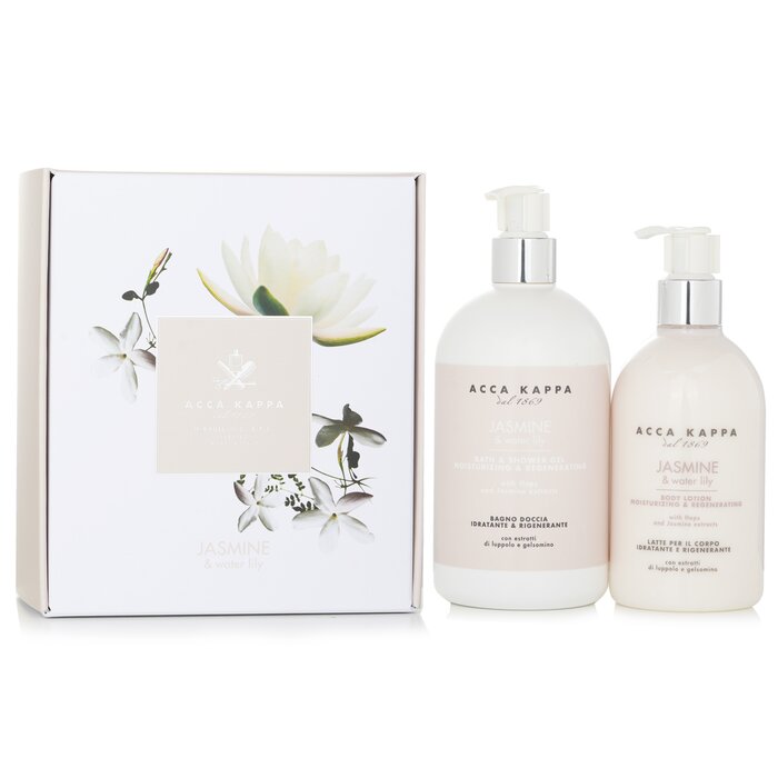 Jasmine & Water Lily Body Care Gift Set: - 2pcs