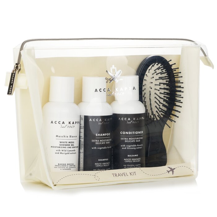 White Moss Hair Care Travel Kit - 4pcs