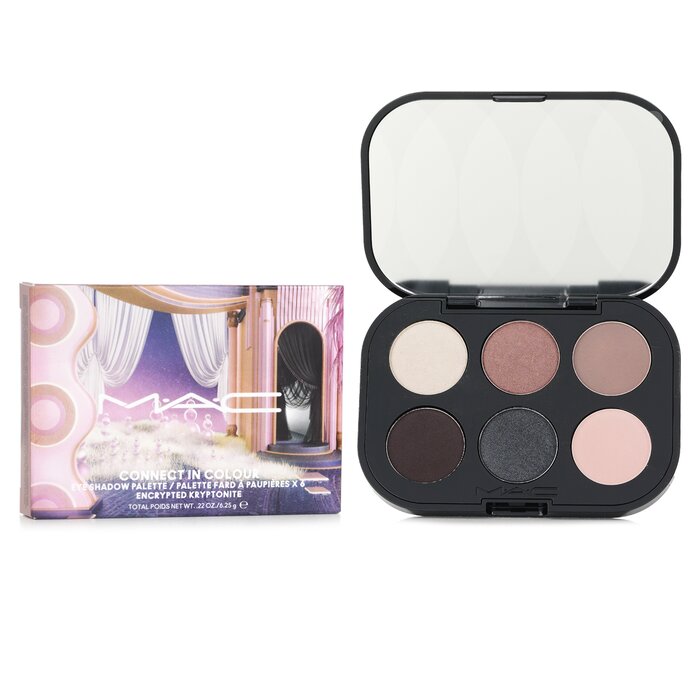 Connection In Colour Eye Shadow (6x Eyeshadow) Palette - # Encrypted Kryptonite - 6.25g/0.22oz