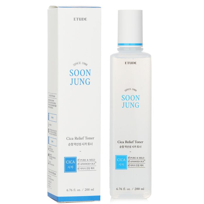 Soonjung Cica Relief Toner - 200ml/6.76oz