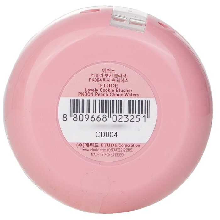 Lovely Cookie Blusher - #pk004 Peach Choux Wafers - 4g