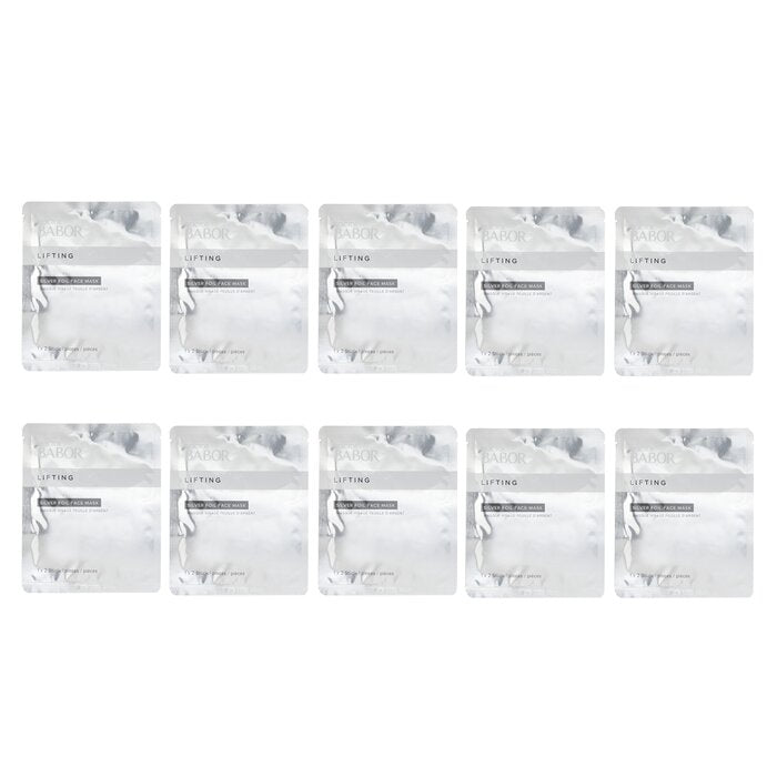 Cp Silver Foil Face Mask (salon Size) - 10pcs