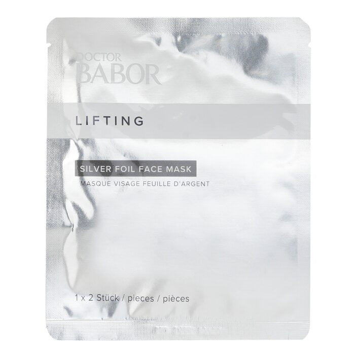 Cp Silver Foil Face Mask (salon Size) - 10pcs