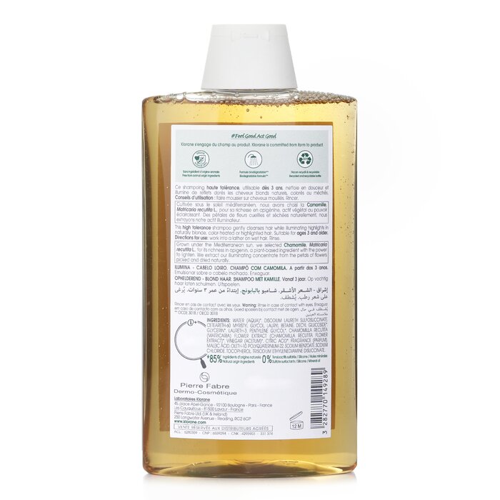 Shampoo With Chamomile (brightening Blonde Hair) - 400ml/13.5oz