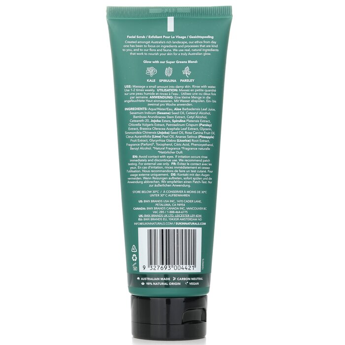 Super Greens Detoxifying Facial Scrub - 125 ml/4.23oz