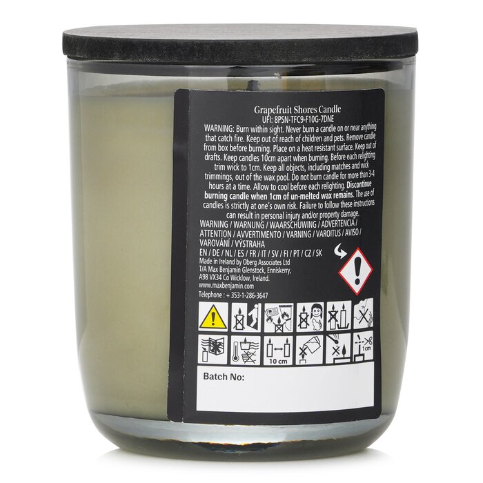 Natural Wax Candle - Grapefruit Shores - 210g/7.4oz