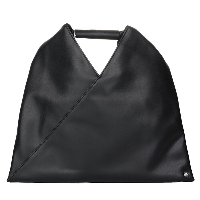 Mm6 Japanese Top Handle Tote Bag - Black