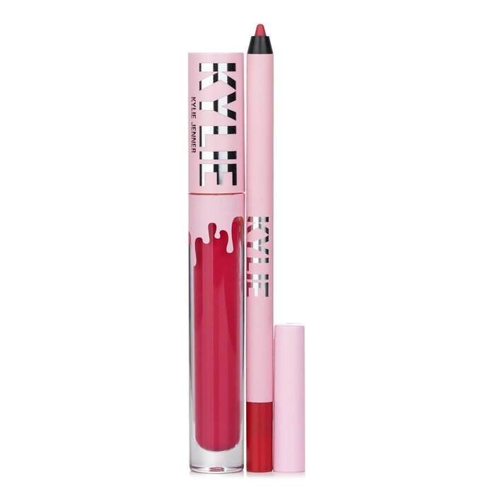 Matte Lip Kit: Matte Liquid Lipstick 3ml + Lip Liner 1.1g - 