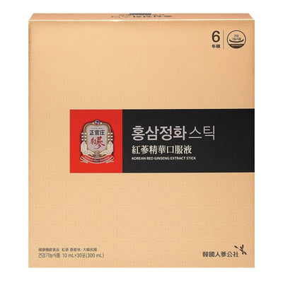 Korea Red Ginseng Extract Stick (10ml*30pcs) - 10ml*30pcs