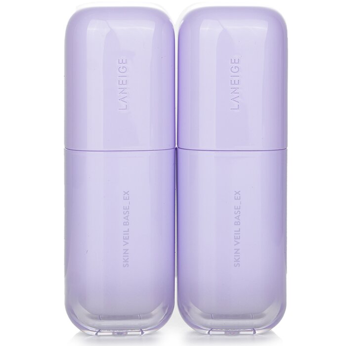 Skin Veil Base Ex Spf 28 Duo Set - # No. 40 Purple - 30ml x2pcs