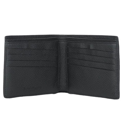 Four-stitches Bifold Wallet - Black