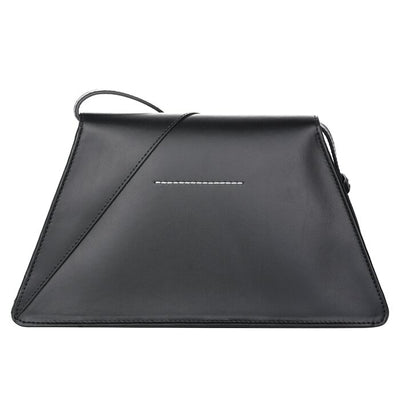 Mm6 Japanese Leather Shoulder Bag - Black