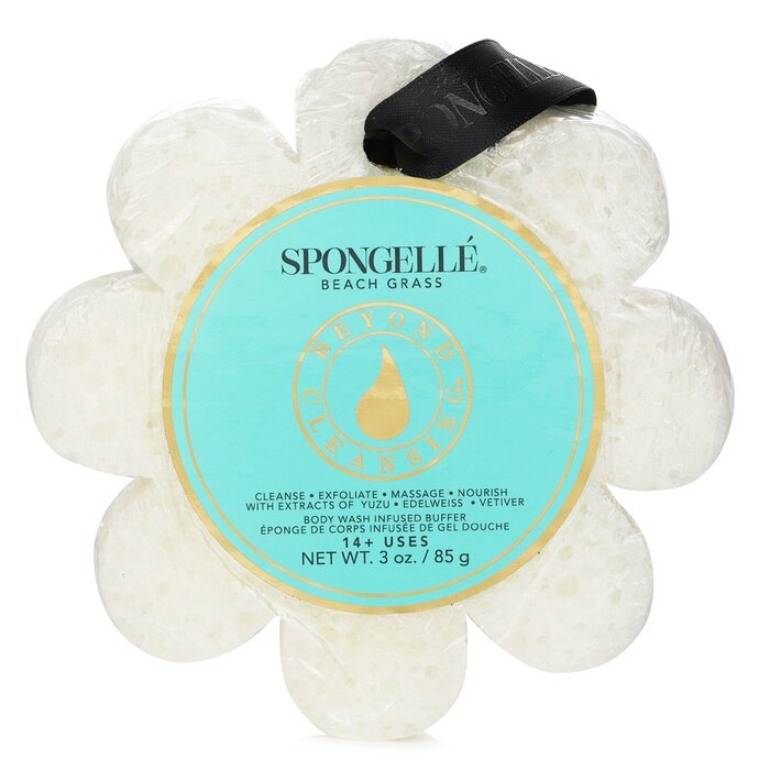 Wild Flower Soap Sponge - Beach Grass (white) - 1pc/85g