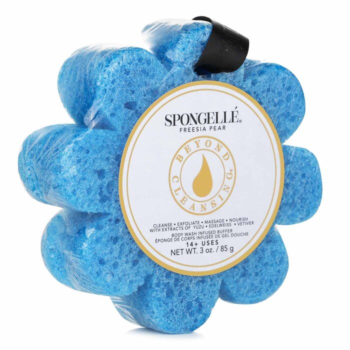 Wild Flower Soap Sponge - Freesia Pear (blue) - 1pc/85g