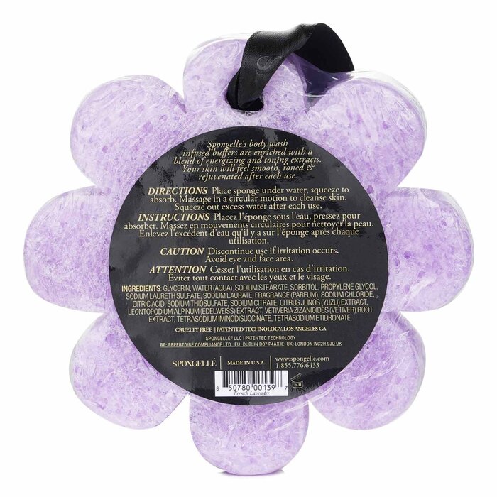 Wild Flower Soap Sponge - French Lavender (purple) - 1pc