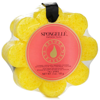 Wild Flower Soap Sponge - Papaya Yuzu (yellow) - 1pc/85g