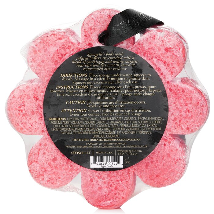 Wild Flower Soap Sponge - Sugar Dahlia (red) - 1pc/85g